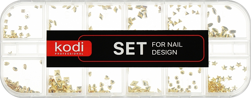 Набор для дизайна ногтей, микс №5 - Kodi Professional Set For Nail Design — фото N1