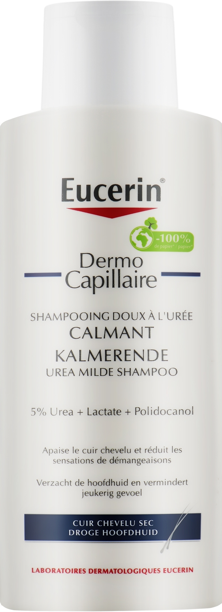 Шампунь для сухой кожи головы - Eucerin DermoCapillaire Shampoo — фото 250ml