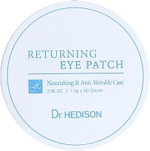 Гідрогелеві патчі з пептидами для зони навколо очей - Dr.Hedison Premium Skin Care Returning Eye Patch — фото N6