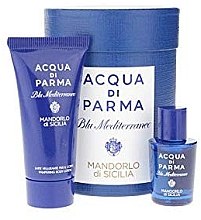 Парфумерія, косметика Acqua Di Parma Blu Mediterraneo Mandorlo Di Sicilia - Набір (edt/mini/5ml + sh/gel/20ml)