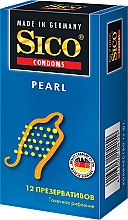 Презервативы "Pearl", точечное рифление, 12шт - Sico — фото N1