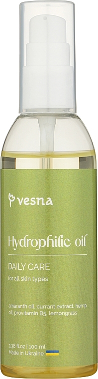 Гидрофильное очищающее масло для лица - Vesna Basic Care