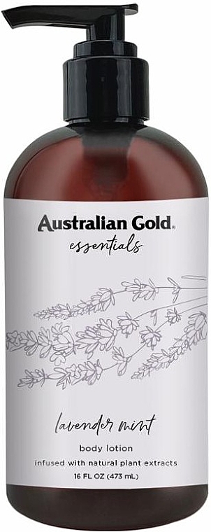 Лосьйон для тіла "Лавандова м'ята" - Australian Gold Essentials Lavender Mint Body Lotion — фото N1
