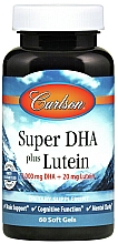 Духи, Парфюмерия, косметика Пищевая добавка "Лютеин и зеаксантин", 20mg + 1000 mg - Carlson Labs Super DHA + Lutein