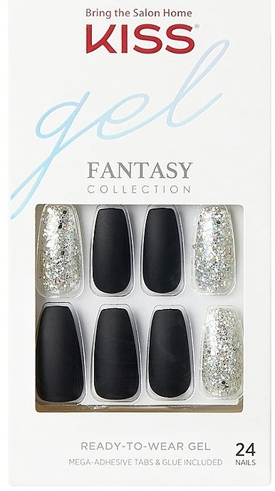 Набор накладных ногтей, размер L - Kiss Gel Fantasy Ready to Wear Fake Nails A Whole New World — фото N1
