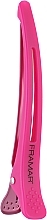 Зажим для волос с эластичной вставкой, розовый - Framar Elastic Sectioning Hair Clips — фото N1