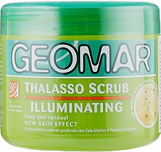 Парфумерія, косметика Таласо-скраб для тіла "Морська сіль і лимон" - Geomar Thalasso Scrub Illuminant
