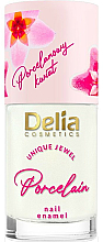 Духи, Парфюмерия, косметика Лак для ногтей 2 в 1 - Delia Cosmetics Porcelain nail polish 2in1