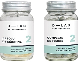 Духи, Парфюмерия, косметика Набор для волос - D-Lab Nutricosmetics Hair-Nutrition Duo (caps/28pcs + caps/56pcs)