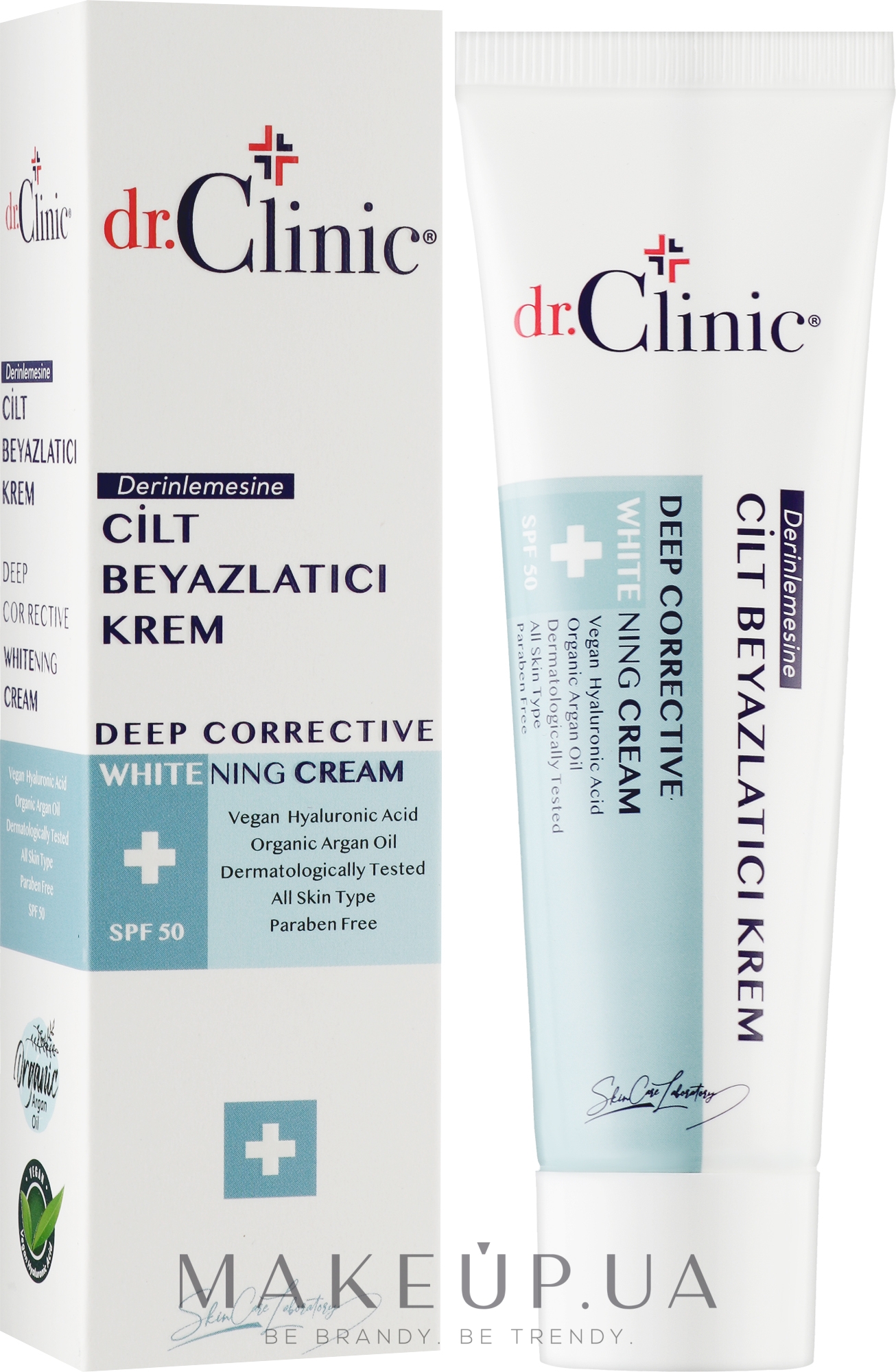 Відбілювальний крем для обличчя - Dr. Clinic Deep Corrective Whitening Cream — фото 50ml