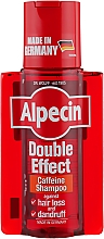 Шампунь с кофеином против перхоти и выпадения волос - Alpecin Double Effect Caffeine Shampoo — фото N1