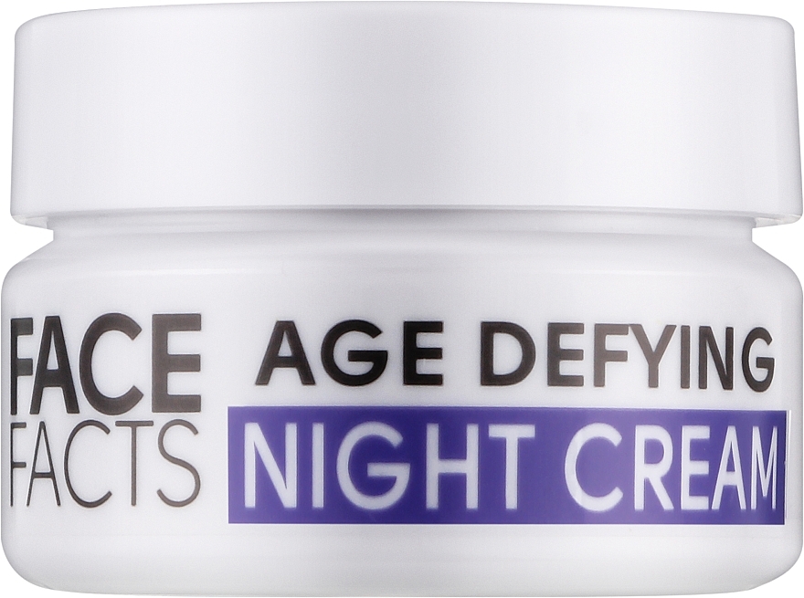 Антивіковий нічний крем для шкіри обличчя - Face Facts Age Defying Night Cream — фото N1