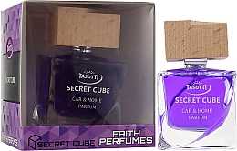 Ароматизатор спрей-пробка для авто "Парфюмерия" - Tasotti Secret Cube Faith Perfumes — фото N2