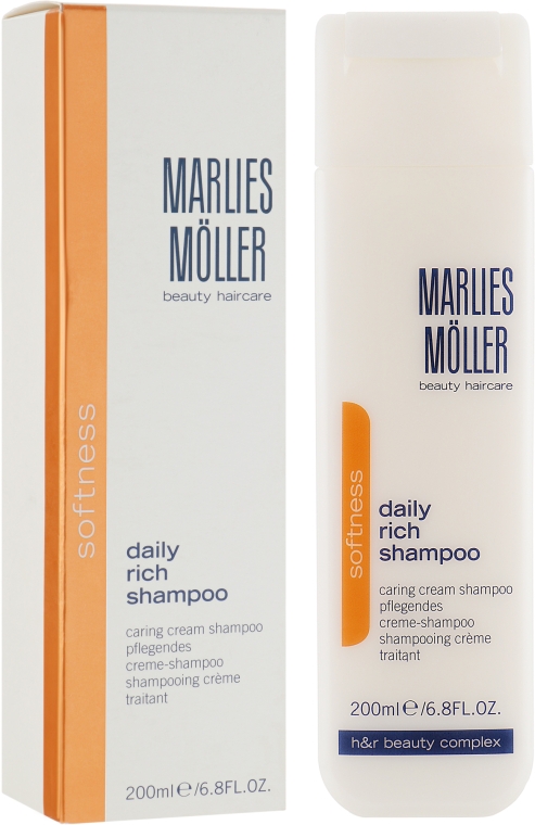 Відновлювальний збагачений шампунь - Marlies Moller Softness Daily Repair Rich Shampoo — фото N1