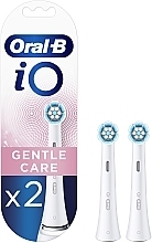 Парфумерія, косметика Насадки для електричної зубної щітки, білі - Oral-B Braun iO Gentle Care