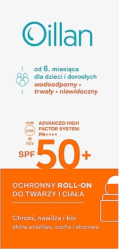 Солнцезащитный стик для лица и тела - Oillan Sun Spf50+ — фото N1