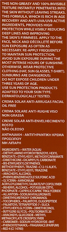 Солнцезащитный регенерирующий крем SPF 40+ - Academie Bronzecran Face Age Recovery Sunscreen Cream — фото N3