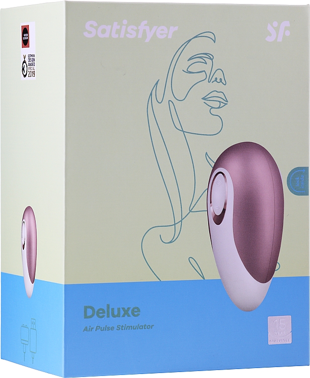Вакуумный клиторальный стимулятор - Satisfyer Deluxe Air Pulse Stimulator