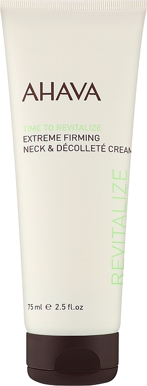 Зміцнювальний крем для шиї й декольте - Ahava Time To Revitalize Extreme Firming Neck & Decollete Cream — фото N1