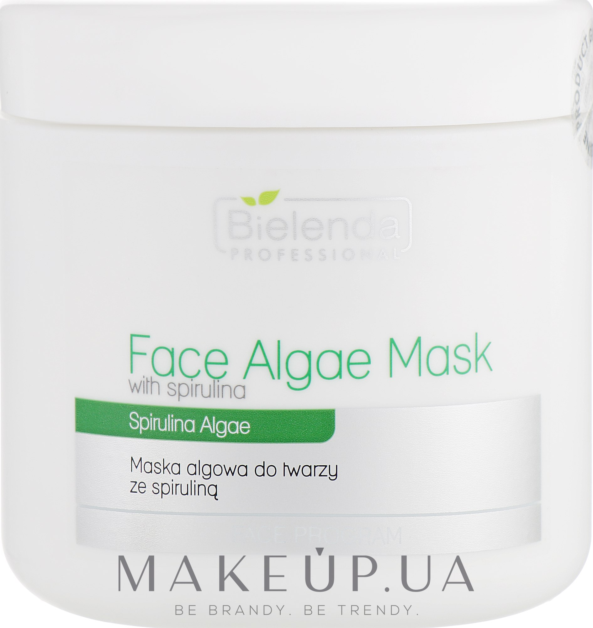 Альгинатная маска для лица со спирулиной - Bielenda Professional Algae Spirulina Face Mask — фото 190g