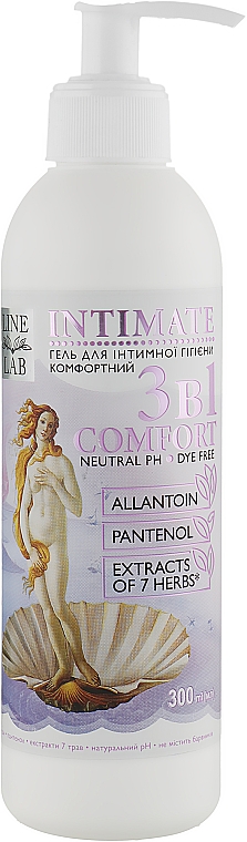 Гель для інтимної гігієни 3 в 1 "Делікатний" - Line Lab Intimate Comfort — фото N3