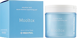 Пилинг-пэды для увлажнения и очищения кожи лица - Medi Peel Aqua Mooltox Sparkling Pad — фото N2