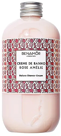 Крем для душу з трояндою - Benamor Rose Amelie Body Shower Cream — фото N1