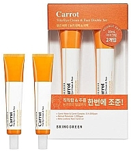 Парфумерія, косметика Набір - Bring Green Carrot Vita Eye Cream & Face Duo Set (f/cr/30mlx2)