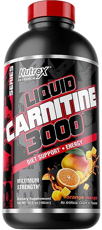 Жидкий карнитин - Nutrend Liquid Carnitine 3000 Orange Mango — фото N1