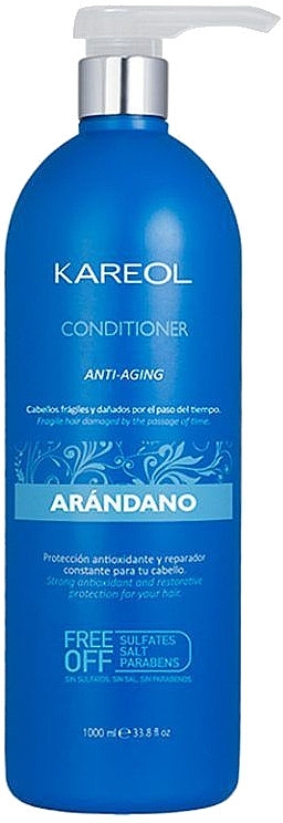 Кондиціонер для волосся "Чорниця" - Kareol Blueberry Anti-Aging Conditioner — фото N2