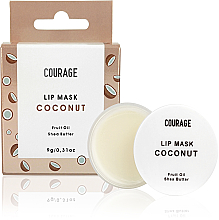 Парфумерія, косметика Маска-бальзам для губ "Coconut" - Courage Lip Mask