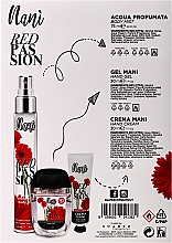 Набор - Nani Red Passion Body Care Gift Set (b/mist/75ml + h/cr/30ml + h/gel/30ml) — фото N3