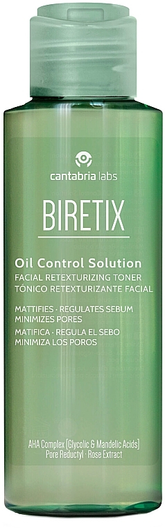 Тоник для лица - Cantabria Labs Biretix Oil Control Solution Facial Retexturizing Toner — фото N1