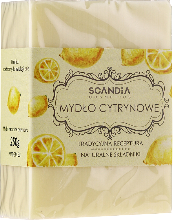 Мыло "Лимон" - Scandia Cosmetics — фото N1