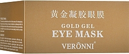 УЦЕНКА Омолаживающие гидрогелевые патчи для кожи под глазами с золотом и гиалуроновой кислотой и коллагеном - Veronni Gold Gel Eye Mask * — фото N2