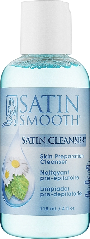 Очисник перед депіляцією - Satin Smooth Skin Preparation Cleanser — фото N1