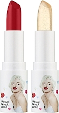 УЦЕНКА Набор - Wet N Wild x Marilyn Monroe Icon Lipstick and Balm Set (lipstick/4,2g + lip/balm/4,2g) * — фото N2