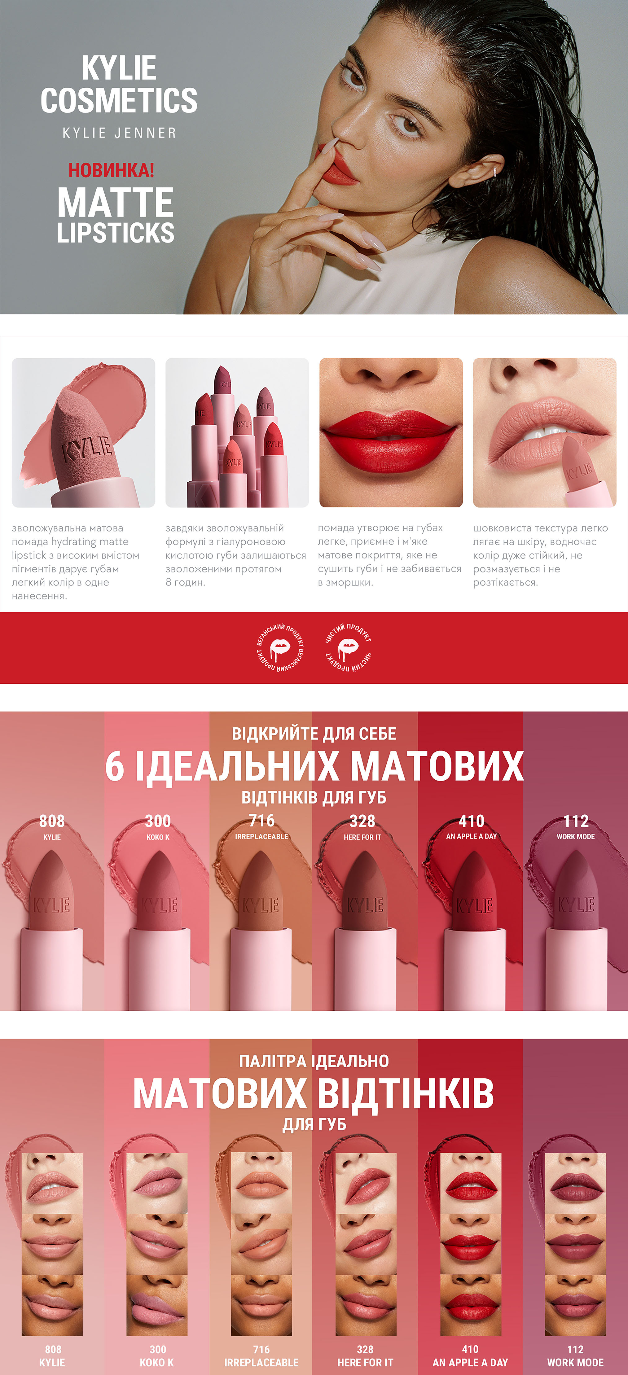 Kylie Cosmetics Matte Lipstick