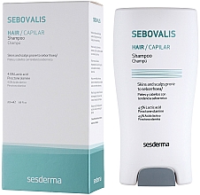 Духи, Парфюмерия, косметика УЦЕНКА Шампунь против перхоти - SesDerma Laboratories Sebovalis FTherapeutic Shampoo *