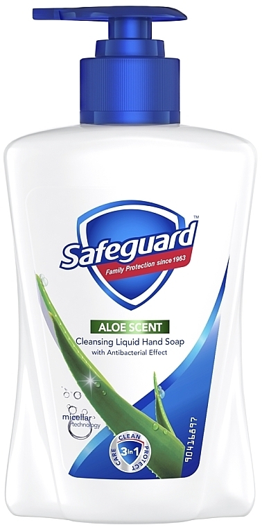 Жидкое мыло с антибактериальным действием "Алоэ" - Safeguard Nature — фото N1
