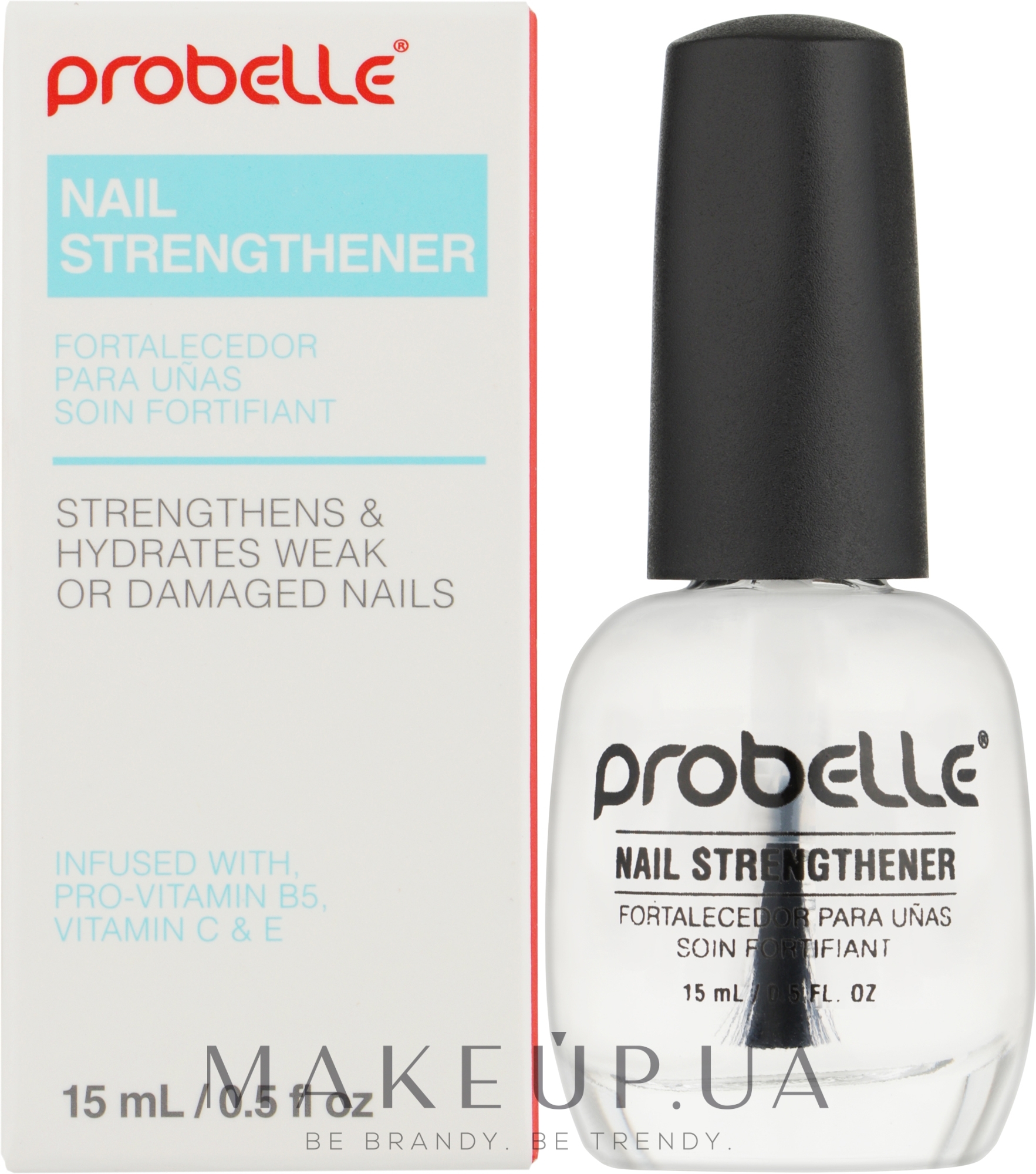 Засіб для зміцнення нігтів - Probelle Nail Strenghthener — фото 15ml