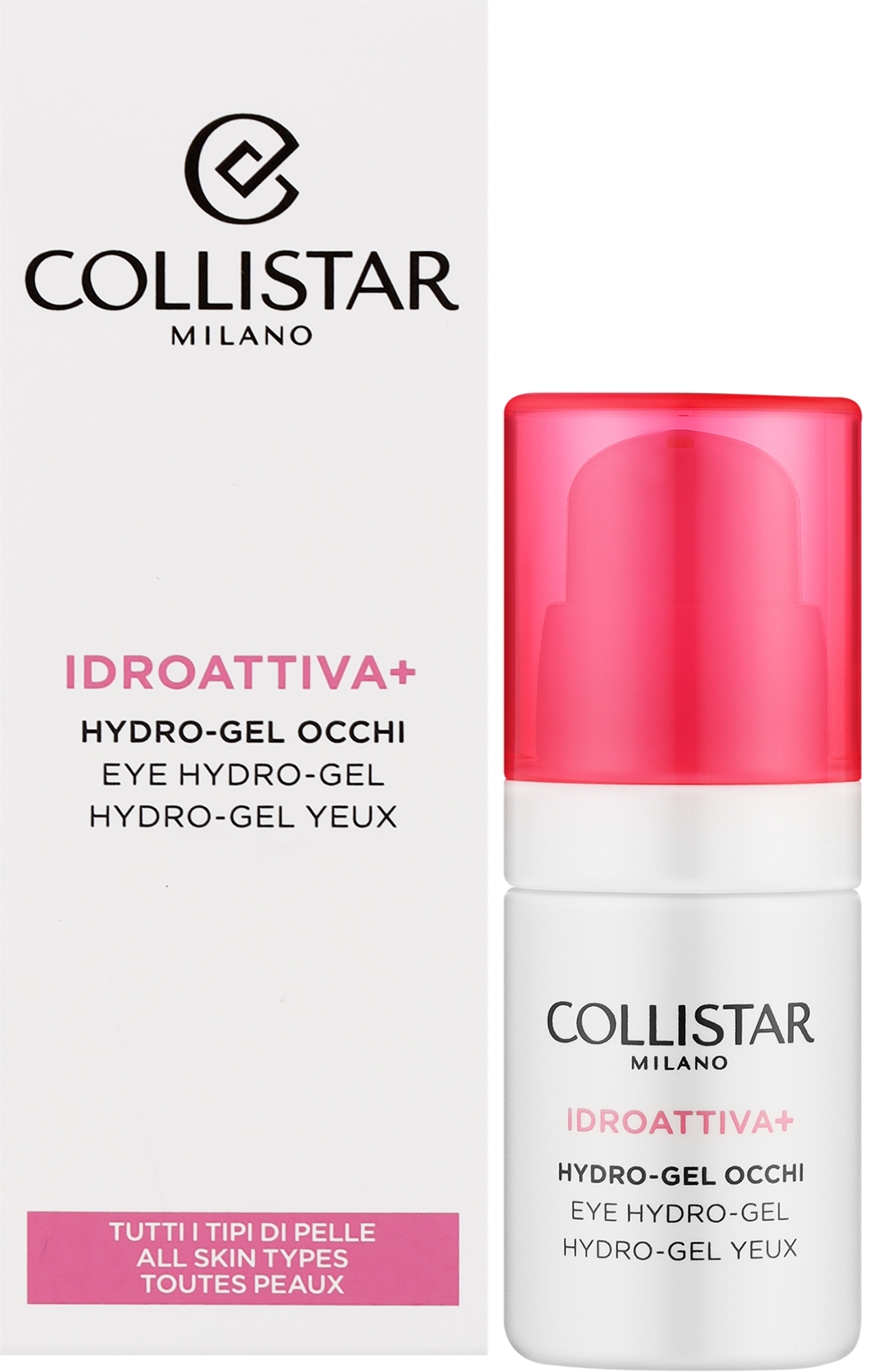 Гель для шкіри навколо очей - Collistar Idroattiva+ Eye Hydro-Gel — фото 15ml