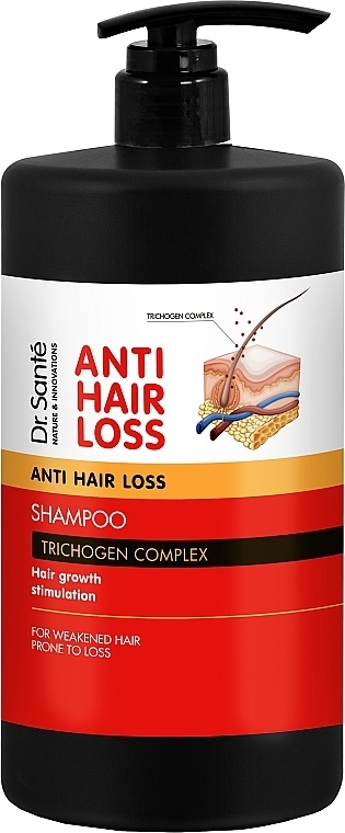 Шампунь для ослабленных и склонных к выпадению волос - Dr. Sante Anti Hair Loss Shampoo — фото N2