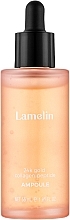 Сироватка для обличчя з колагеном і пептидами - Lamelin 24K Gold Collagen Peptide Ampoule — фото N1