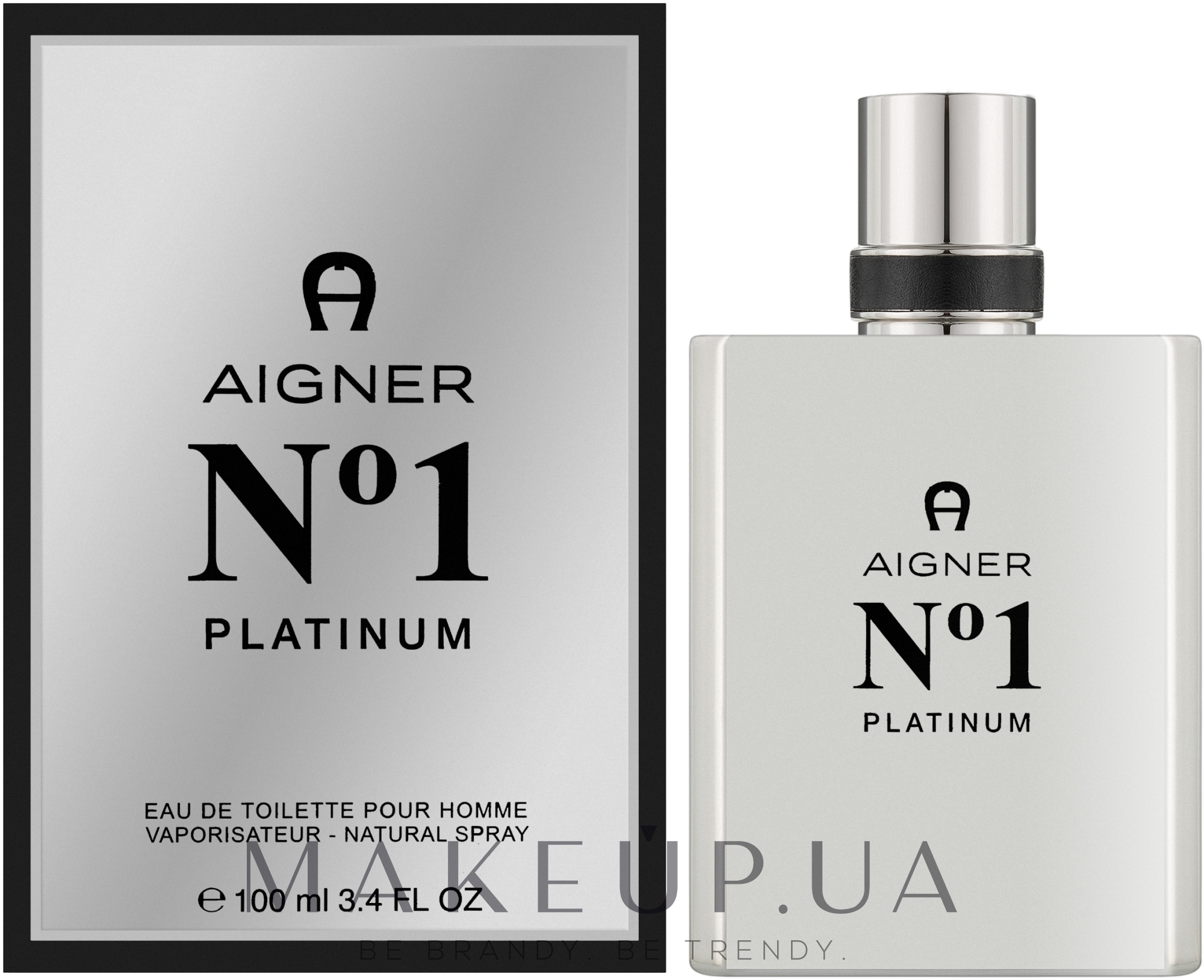 Aigner No 1 Platinum - Туалетна вода — фото 100ml