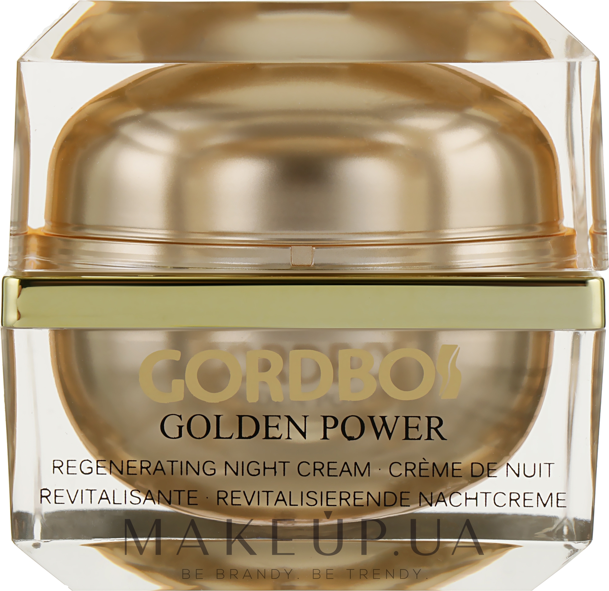 Нічний крем для обличчя - Gordbos Golden Power Regenerating Night Cream — фото 50ml