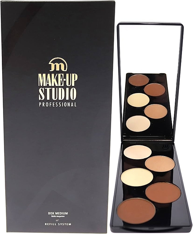 Палетка для макіяжу - Make-Up Studio Shaping Palette Powder — фото N1