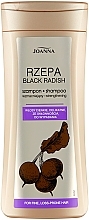 Зміцнювальний шампунь для тонкого волосся - Joanna Black Radish Hair Shampoo — фото N1