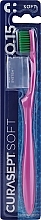 Парфумерія, косметика Зубна щітка "Soft 0.15" м'яка, рожева - Curaprox Curasept Toothbrush