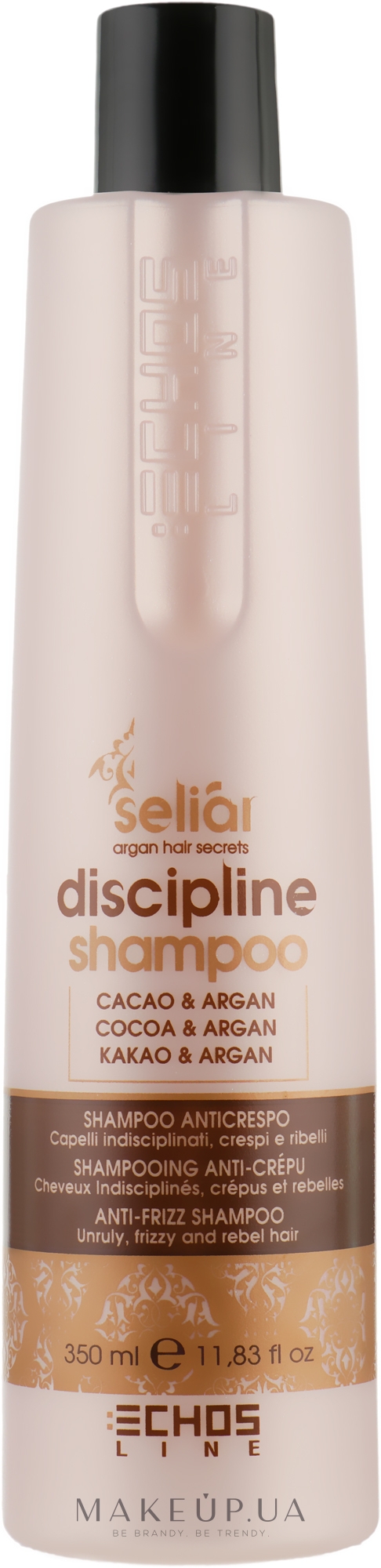 Шампунь для непослушных волос - Echosline Seliar Discipline Shampoo — фото 350ml